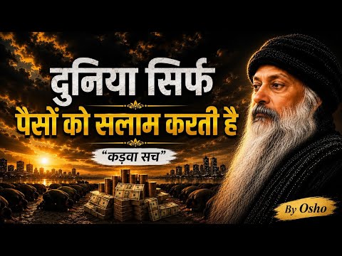 Osho:-दुनिया इंसान नहीं, पैसा देखती है #osho #motivation #oshohindi #spiritualmotivation 