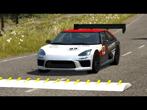 Spike Strip High Speed Crashes #10 – BeamNG Drive