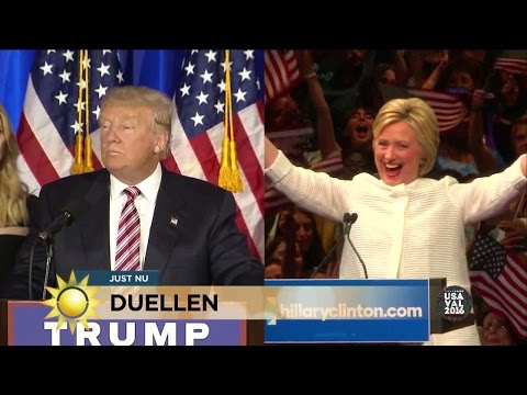 Clintons hårda attack mot Trump - Nyhetsmorgon (TV4)