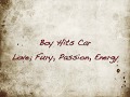 Boy Hits Car - Love, Fury, Passion, Energy ...