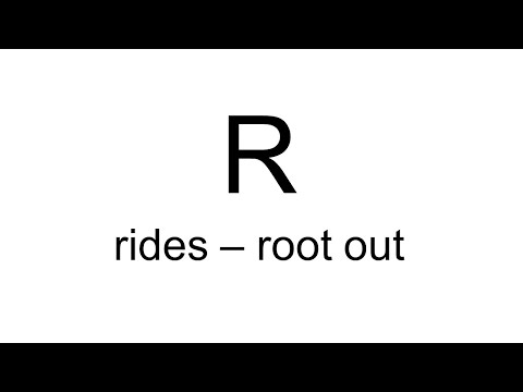 rides - root out | R | English Dictionary