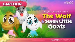 Wolf and The Seven Little Goats Story | Bedtime Stories for Kids