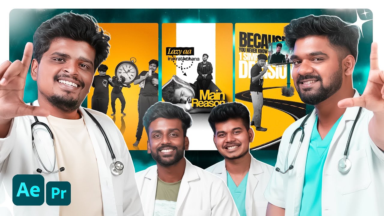 Reel Editing Breakdown | AE + PR (Tamil) |🎁Free Project file | Ep - 1