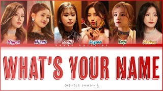 (G)I-DLE (여자)아이들 - &#39;What&#39;s Your Name&#39; - (Color Coded Lyrics)