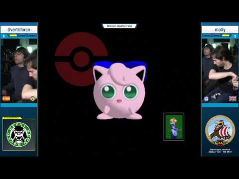 Valhalla II - Overtriforce (Sheik) Vs. maXy (Jigglypuff) - Winners Quarters - Melee Singles