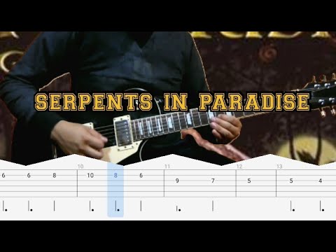 How to play | serpents in Paradise(guitar solo with Tab lesson)