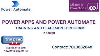 Master Power Apps & Power Automate | Training with Placement | RushiInfotech | 7013882648