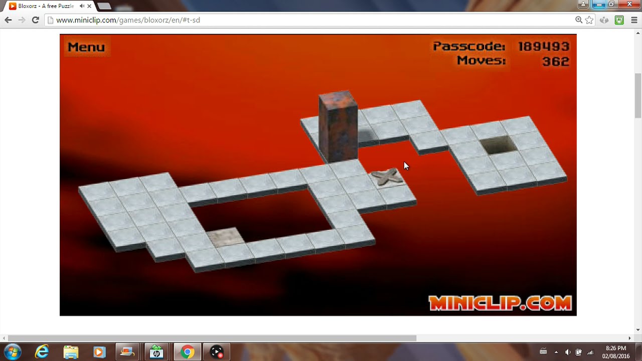 Lets Play: Bloxorz (Miniclip)