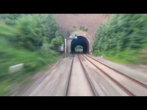 Chiltern Railways Cab ride Drivers eye view Warwick Parkway to London Marylebone Class 165