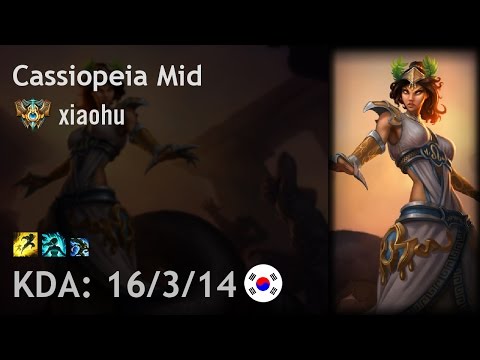 Cassiopeia Mid vs Ryze - xiaohu - KR Challenger Patch 7.4