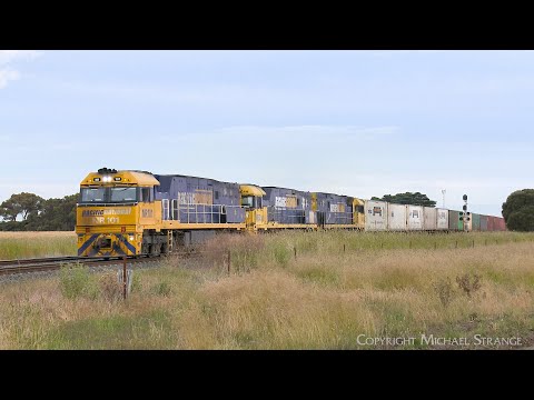 7SP4 Diverted Pacific National Freight Train, 95 Wagons (10/12/2022) - PoathTV Australian Railways