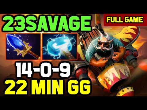 Fnatic 23savage Carry Gyrocopter FULL MASSACRE vs IG - MDL Chengdu major 2019