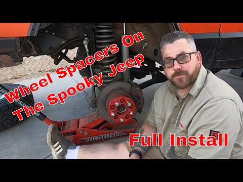 Installing Wheel Spacers On The Spooky Jeep XJ