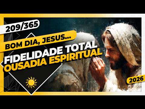 FIDELIDADE TOTAL: OUSADIA ESPIRITUAL – Bom dia, Jesus! 209/365 (2026)