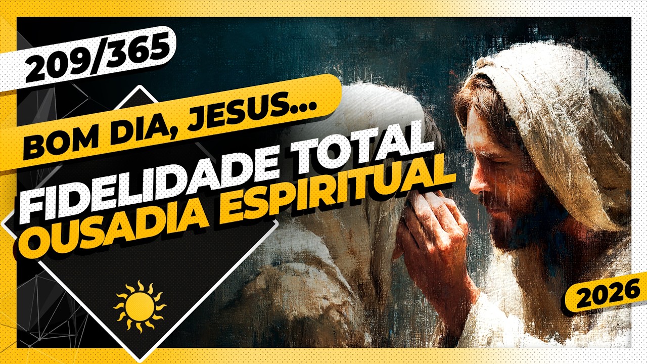 FIDELIDADE TOTAL: OUSADIA ESPIRITUAL - Bom dia, Jesus! 209/365 (2026)