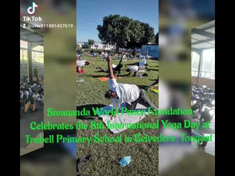 Yoga for kids at Trubell Primary in Tongaat