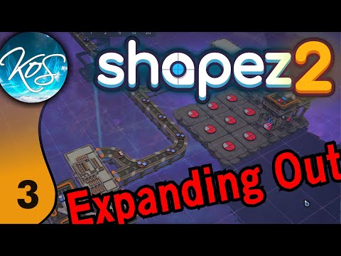 Shapez2 3 - How to Mine Colored Shapes (Release! Factorio-like, factory gameplay)