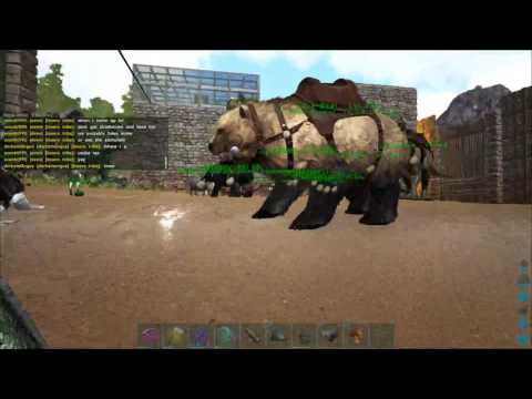 ARK:Survival Evolved Season 1 Ep 42 Lets Play Motorboat Taming raft