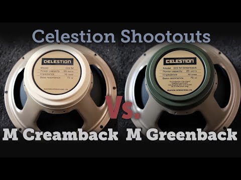 Celestion M Creamback Vs M Greenback