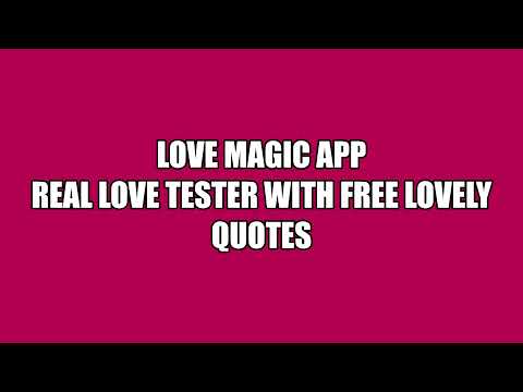 Love Magic - Real Love Tester Video