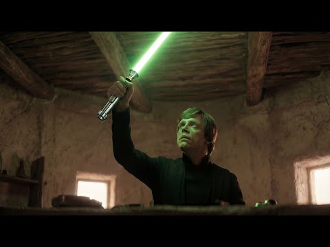 Star Wars: Luke Builds His Green Lightsaber | AI Fan Film
