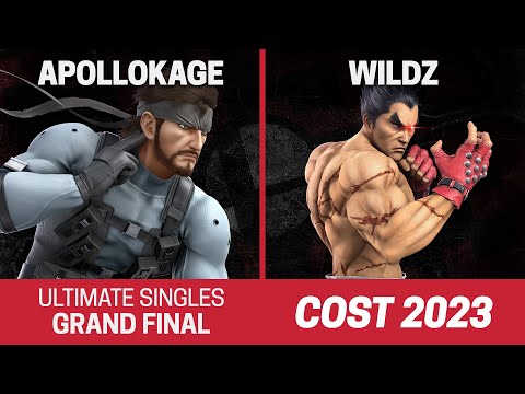 COST 2023 Singles Grand Final - ApolloKage (Snake) vs Wildz (Kazuya) - SSBU Tournament