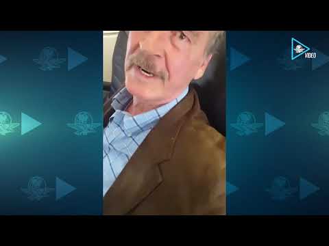 Mujer increpa a Vicente Fox; los envía AMLO, responde el ex presidente
