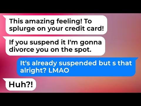 My husband misused my credit card for a lavish trip, leading me to say, "I've suspended the card..."
