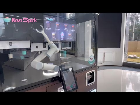 NEW! 2025 Robotic Coffee Vending Machine #RoboticCoffeeVendingMachine