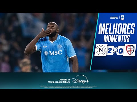 Gols e lances de Napoli x Cagliari