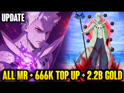 UPDATE MR Obito Jinchuriki  | VIP21+ , Top Up 666K , All Ninja MR + UR + SP , Full Resources