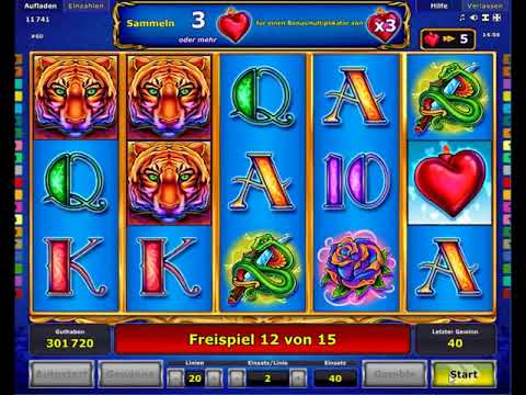 Wild at Heart kostenlos spielen - Novomatic / Novoline