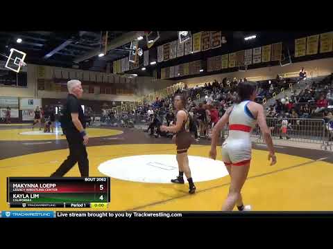 127 Lbs Cons. Round 3 - Makynna Loepp, Legacy Wrestling Center Vs Kayla Lim, California 5dd8