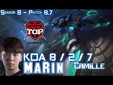 TOP MaRin CAMILLE vs RIVEN Top - Patch 8.7 KR Ranked