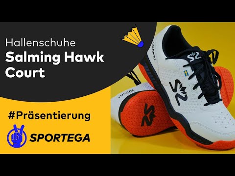 Herren Hallenschuhe Salming Hawk Court Men White/Black