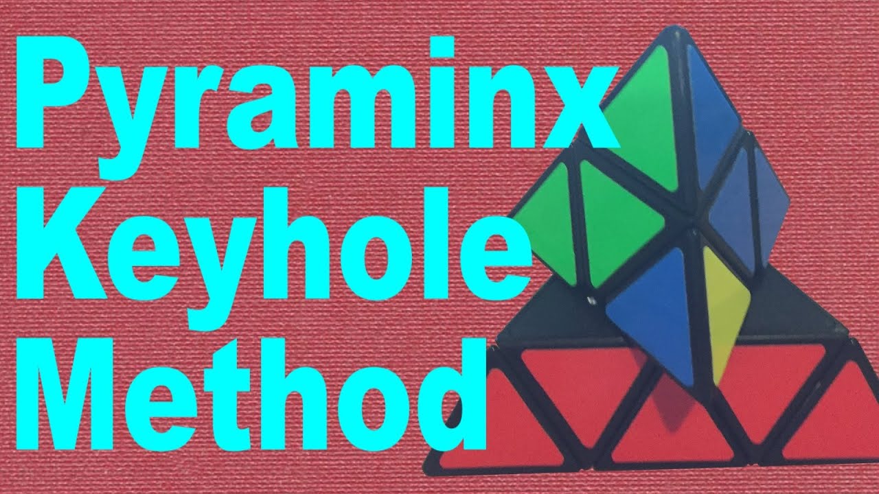 Pyraminx Keyhole Tutorial [Beginner Top-First Method]