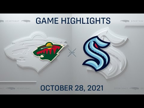 NHL Highlights | Wild vs. Kraken - Oct. 28, 2021