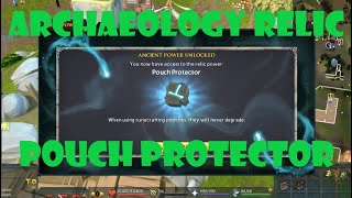 RUNESCAPE 3 Archaeology Relic - Pouch Protector For Runecrafting - How To Obtain