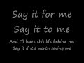Nickelback - savin me(lyrics) 