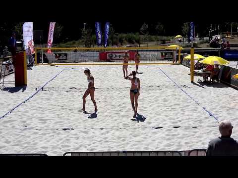 20180701 beachvolley genk - SF ruysschaert-ruysschaert vs catry vandesteene 2-1