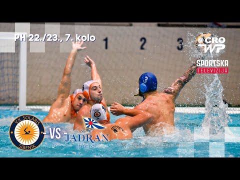 PH 22/23, 7. kolo - VK Solaris vs VK Jadran