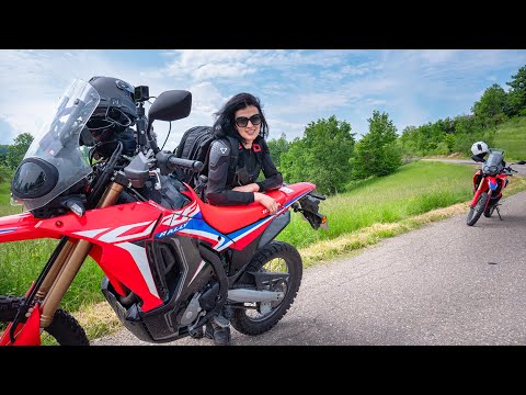 A beautiful route in Bihor county, Romania: Luncasprie to Bratca on our Honda CRF300 Rallys