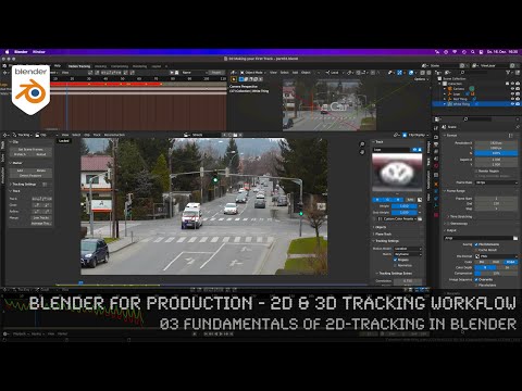 Blender 3.0 for Production - 2D & 3D Tracking Workflow - 03 Fundamentals of 2D-Tracking in Blender