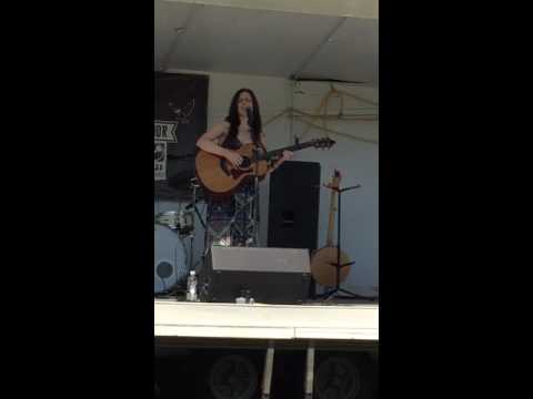 Krista Baroni live at the Roots and Folk Festival in Clinton,CT