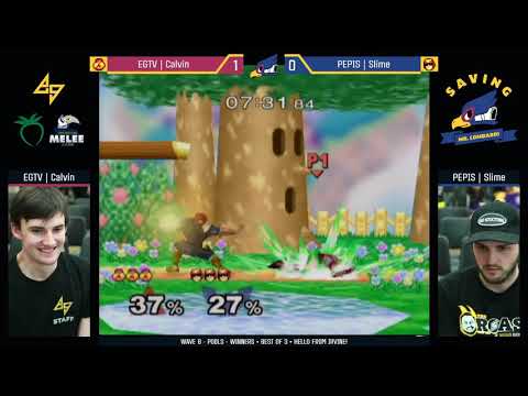Saving Mr. Lombardi  - EGtv | Calvin (Sheik) VS PEPIS | Slime (Falco / Falcon) - SSBM - Pools WR2
