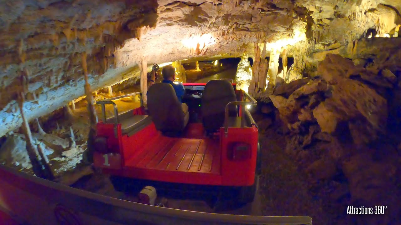 America's Ride-Thru Cave - Fantastic Caverns - Jeep drawn Tram Ride