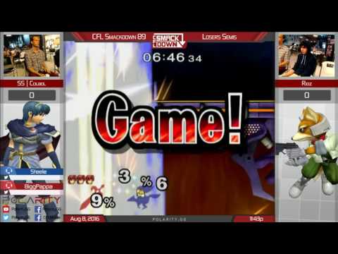 CFL Smackdown 89 Melee - Ridz (Fox) vs Colbol (Marth) - Losers Semis