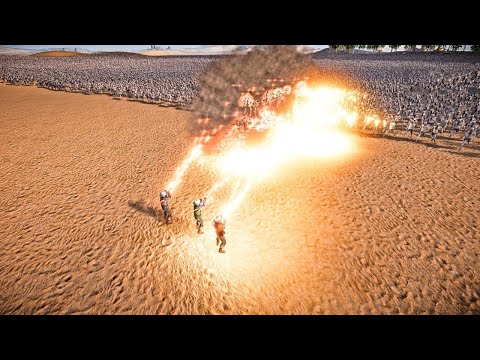 3 FIREBOMB ARCHERS VS 1,200,000 ZOMBIES - Ultimate Epic Battle Simulator 2 | UEBS 2