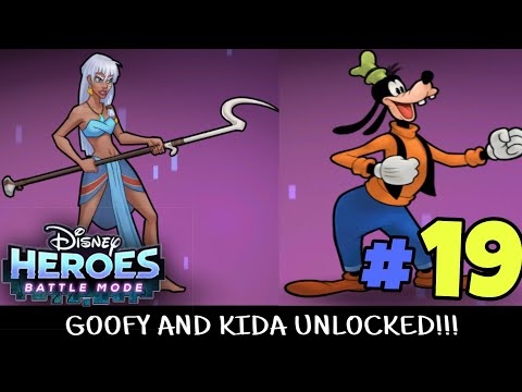 Disney Heroes Battle Mode Gameplay Part 19 Kida and Goofy Unlocked