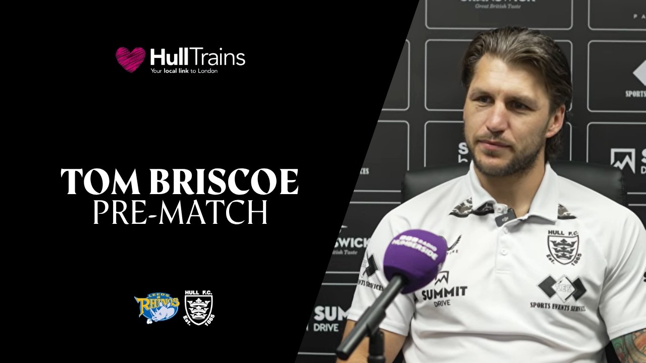 Tom Briscoe | Pre-match Press Conference | Leeds Rhinos vs Hull FC
